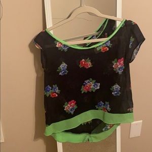 Hollister flowy blouse